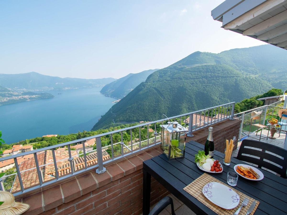 Van Gogh - Beautiful Lake Iseo View And Swimming Pool Parzanica Extérieur photo